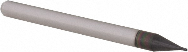 Accupro AP61728218 Ball End Mill: 0.022" Dia, 0.033" LOC, 4 Flute, Solid Carbide 