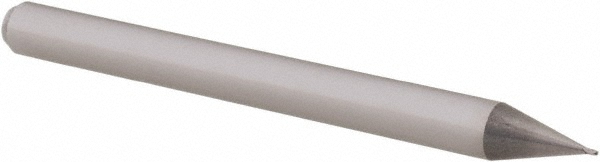 Accupro AP61728267 Ball End Mill: 0.013" Dia, 0.019" LOC, 4 Flute, Solid Carbide 