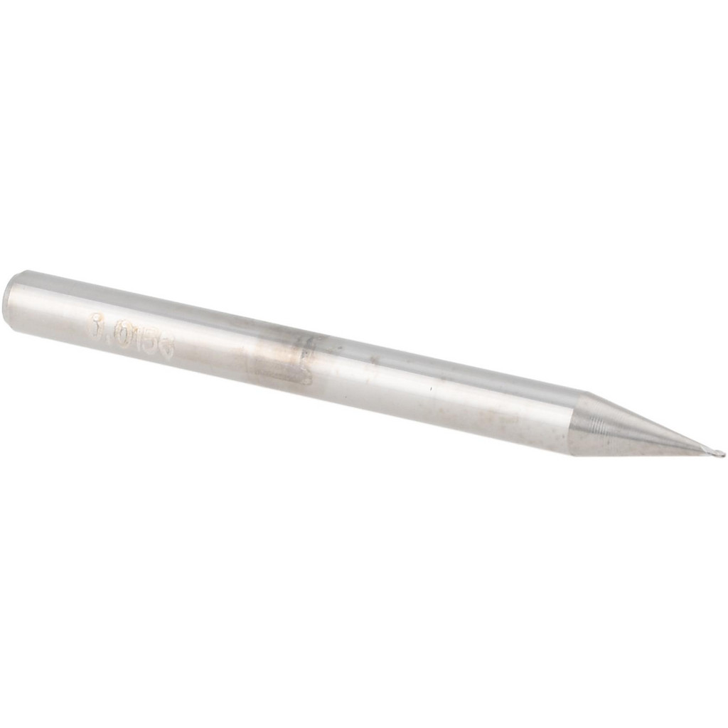 14895464 Ball End Mill: 1/64" Dia, 0.0230" LOC, 4 Flute, Solid Carbide  