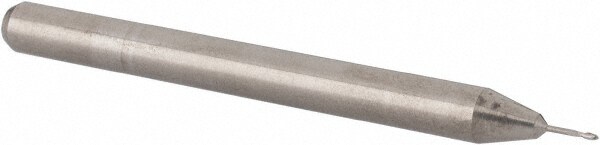 Accupro 6500716 Ball End Mill: 0.0156" Dia, 0.045" LOC, 2 Flute, Solid Carbide 