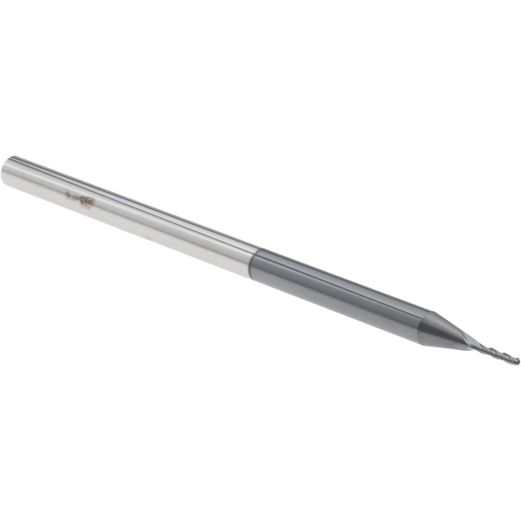 14797456 Ball End Mill: 1/32" Dia, 0.1560" LOC, 3 Flute, Solid Carbide  