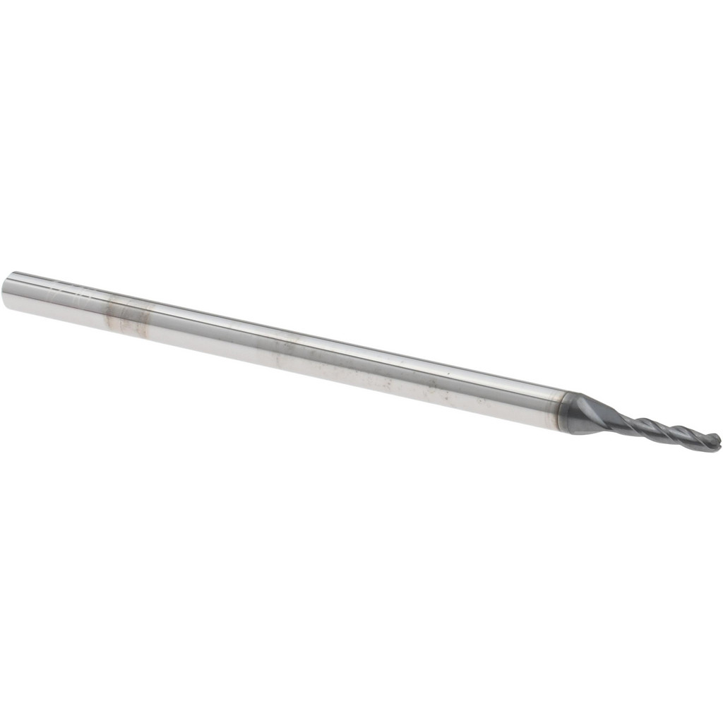 14797479 Ball End Mill: 1/16" Dia, 0.3120" LOC, 3 Flute, Solid Carbide  