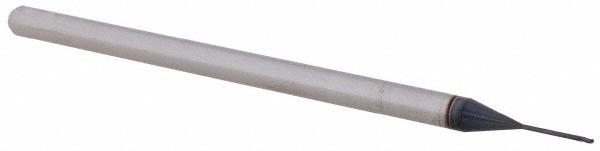 14883923 Ball End Mill: 0.0200" Dia, 0.0300" LOC, 3 Flute, Solid Carbide  