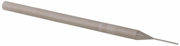 14883933 Ball End Mill: 0.0200" Dia, 0.0300" LOC, 3 Flute, Solid Carbide  