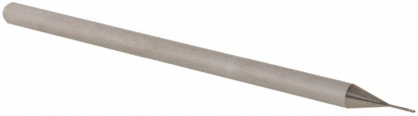 14881903 Ball End Mill: 1/64" Dia, 0.0220" LOC, 3 Flute, Solid Carbide  