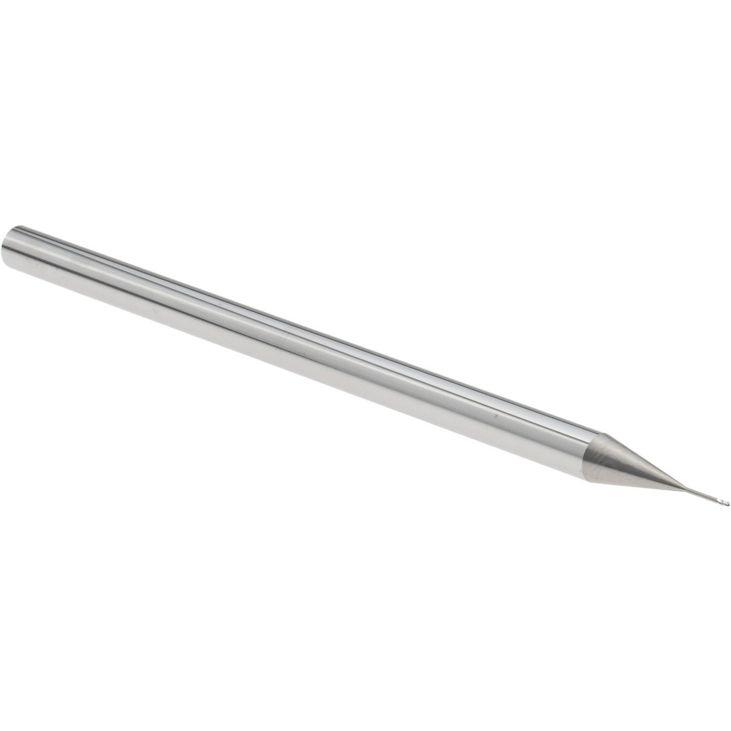 14881903 Ball End Mill: 1/64" Dia, 0.0220" LOC, 3 Flute, Solid Carbide  