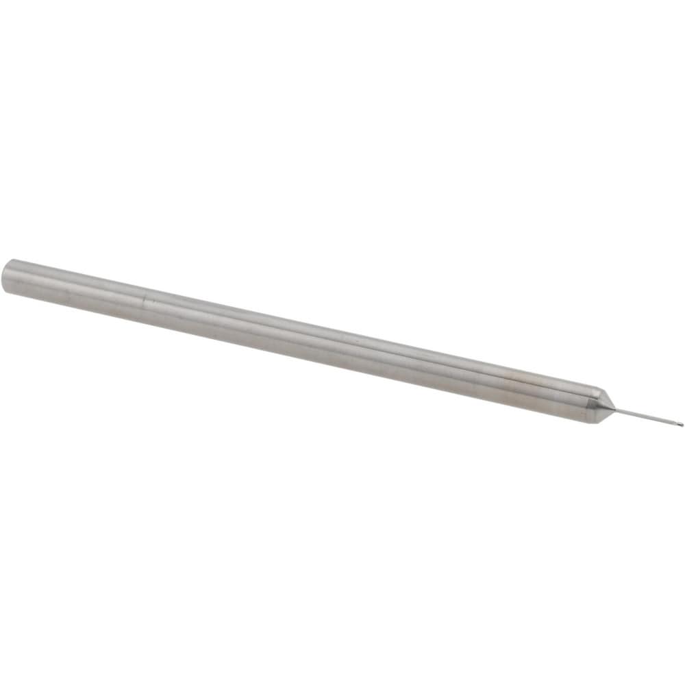 Ball End Mill: 1/64" Dia, 0.0220" LOC, 3 Flute, Solid Carbide