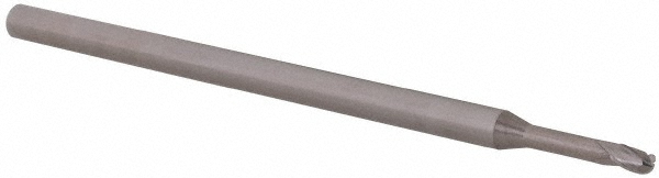 14881927 Ball End Mill: 5/64" Dia, 0.1170" LOC, 3 Flute, Solid Carbide  