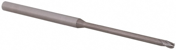 Ball End Mill: 0.0781" Dia, 0.117" LOC, 3 Flute, Solid Carbide