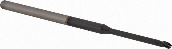 14881932 Ball End Mill: 5/64" Dia, 0.1170" LOC, 3 Flute, Solid Carbide  