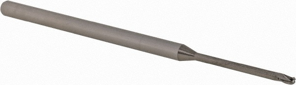 14881937 Ball End Mill: 1/16" Dia, 0.0930" LOC, 3 Flute, Solid Carbide  