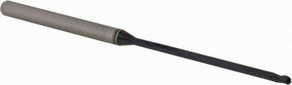14881939 Ball End Mill: 1/16" Dia, 0.0930" LOC, 3 Flute, Solid Carbide  