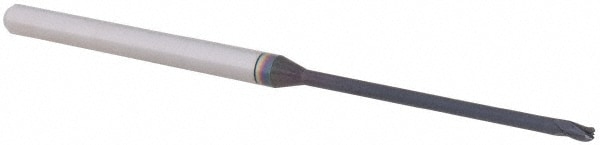 Ball End Mill: 0.0625" Dia, 0.093" LOC, 3 Flute, Solid Carbide