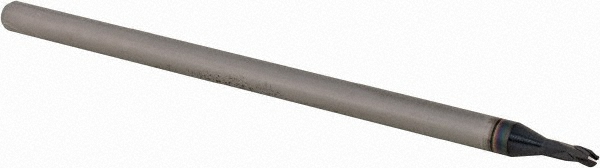 14881943 Ball End Mill: 0.0625" Dia, 0.093" LOC, 3 Flute, Solid Carbide  