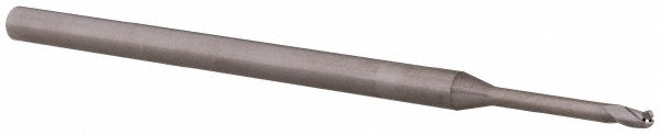 14883950 Ball End Mill: 0.0650" Dia, 0.0970" LOC, 3 Flute, Solid Carbide  