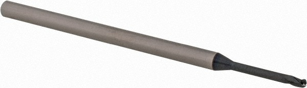 Ball End Mill: 0.065" Dia, 0.097" LOC, 3 Flute, Solid Carbide