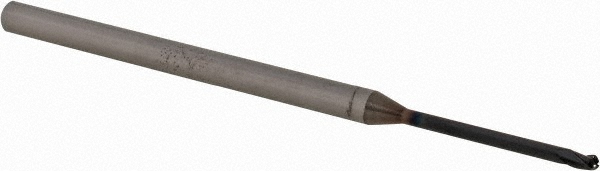 Accupro AP61730628 Ball End Mill: 0.06" Dia, 0.09" LOC, 3 Flute, Solid Carbide 