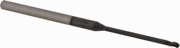 Ball End Mill: 0.0625" Dia, 0.093" LOC, 3 Flute, Solid Carbide