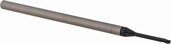 Ball End Mill: 0.055" Dia, 0.082" LOC, 3 Flute, Solid Carbide