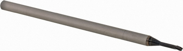Accupro AP61730818 Ball End Mill: 0.05" Dia, 0.075" LOC, 3 Flute, Solid Carbide 