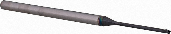 14881949 Ball End Mill: 3/64" Dia, 0.0700" LOC, 3 Flute, Solid Carbide  