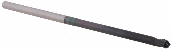 14881954 Ball End Mill: 1/8" Dia, 3/16" LOC, 3 Flute, Solid Carbide  