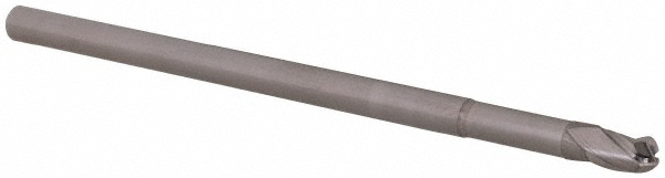 14881956 Ball End Mill: 1/8" Dia, 3/16" LOC, 3 Flute, Solid Carbide  