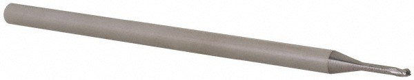 14881959 Ball End Mill: 3/64" Dia, 0.0700" LOC, 3 Flute, Solid Carbide  