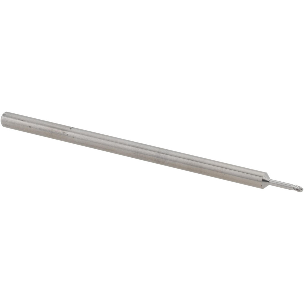 14881959 Ball End Mill: 3/64" Dia, 0.0700" LOC, 3 Flute, Solid Carbide  