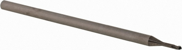 Accupro AP61731014 Ball End Mill: 0.05" Dia, 0.075" LOC, 3 Flute, Solid Carbide 