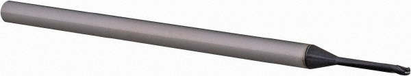 Accupro AP61731063 Ball End Mill: 0.0469" Dia, 0.07" LOC, 3 Flute, Solid Carbide 