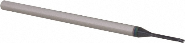 Accupro AP61731170 Ball End Mill: 0.045" Dia, 0.067" LOC, 3 Flute, Solid Carbide 