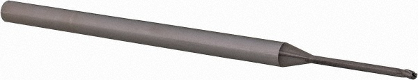 14883976 Ball End Mill: 0.0450" Dia, 0.0670" LOC, 3 Flute, Solid Carbide  