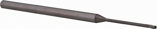 14881971 Ball End Mill: 3/64" Dia, 0.0700" LOC, 3 Flute, Solid Carbide  