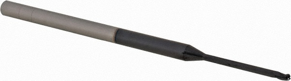 Accupro AP61731469 Ball End Mill: 0.055" Dia, 0.082" LOC, 3 Flute, Solid Carbide 