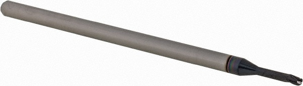 14881975 Ball End Mill: 0.0625" Dia, 0.093" LOC, 3 Flute, Solid Carbide  