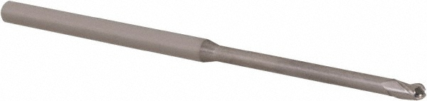 14881979 Ball End Mill: 3/32" Dia, 0.1390" LOC, 3 Flute, Solid Carbide  