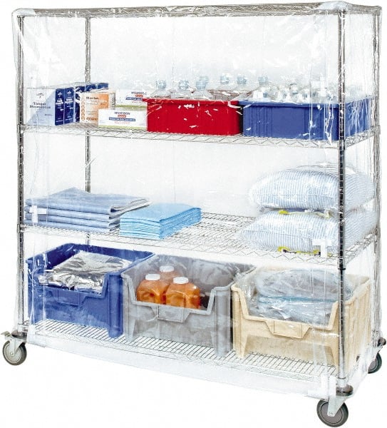Quantum Storage CC187263CVV Wire Shelving Cover with Hook & Loop Closure: Use With Wire Shelving Units (WR Series) 