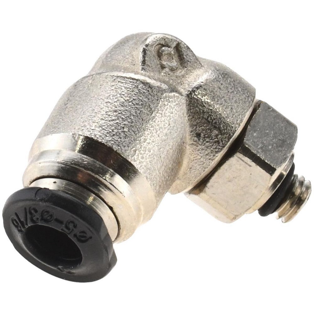 Push-To-Connect Tube to Metric Thread Tube Fitting: M5 Thread