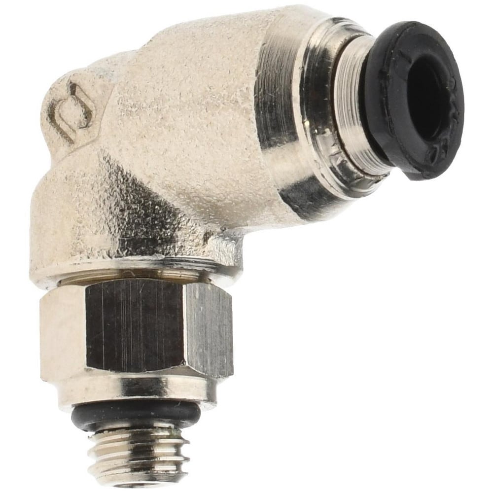 Push-To-Connect Tube to Metric Thread Tube Fitting: M5 Thread