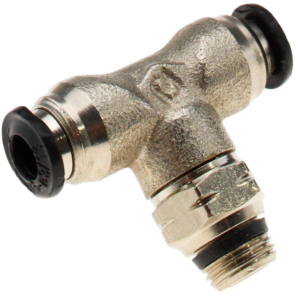 Push-To-Connect Tube to Universal Thread Tube Fitting: 1/8" Thread