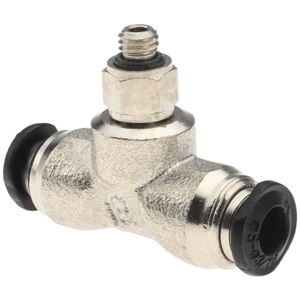 Push-To-Connect Tube to Metric Thread Tube Fitting: M5 Thread
