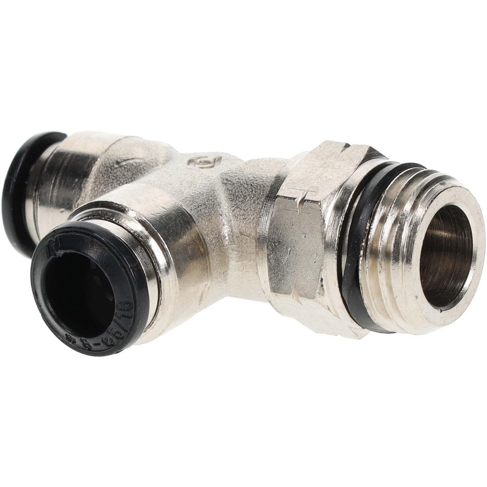 Push-To-Connect Tube to Universal Thread Tube Fitting: 3/8" Thread