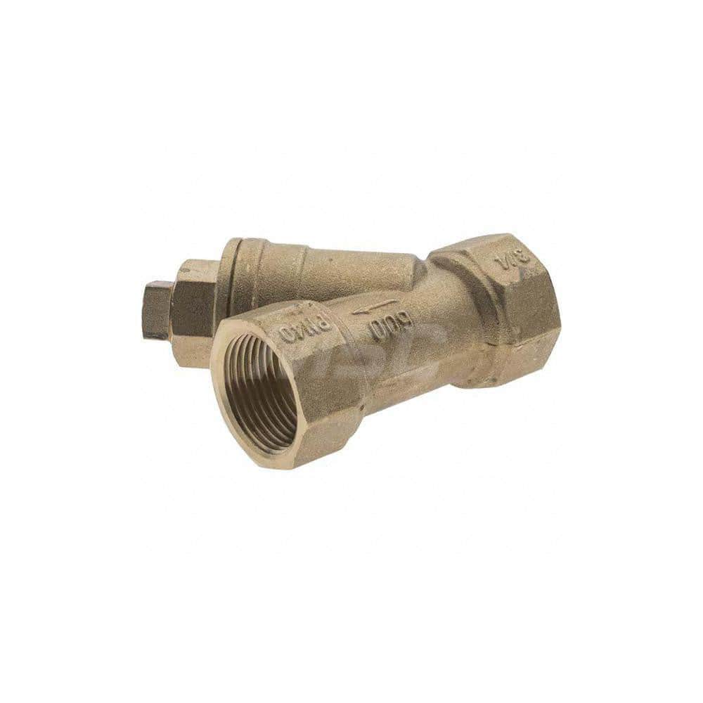 Female to Female Brass Y Strainers 3/4" NPT 