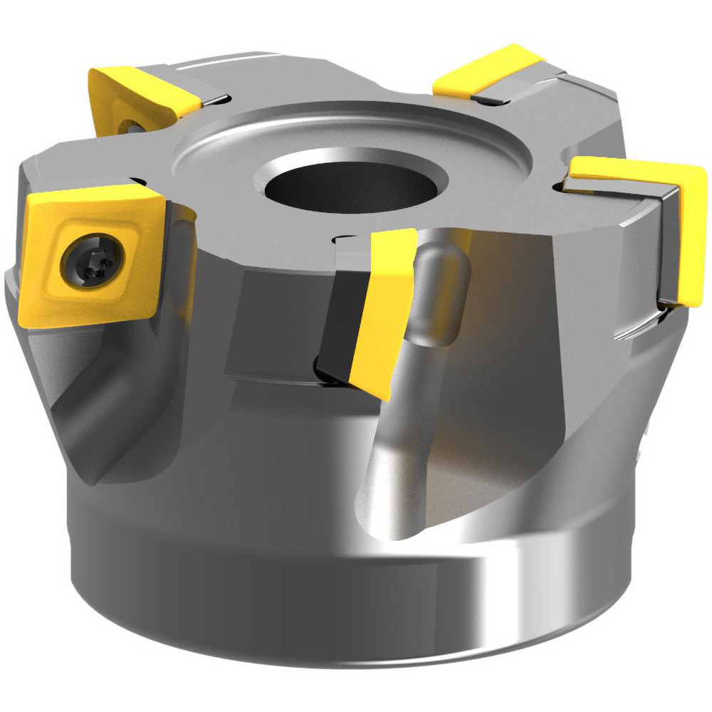 Mitsubishi - Indexable Square-Shoulder Face Mill: ASX400R0407E, 4'' Cut ...