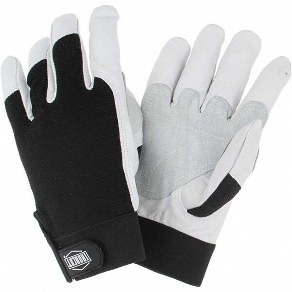 Welding Gloves: Size X-Large, Uncoated, Goatskin Leather, Carpentry, Landscaping Application