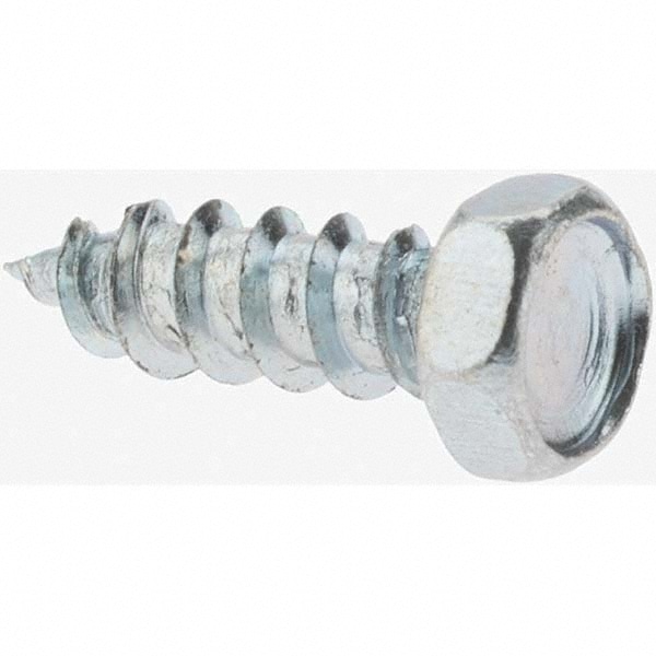 Sheet Metal Screw: #8, Hex Head, Hex