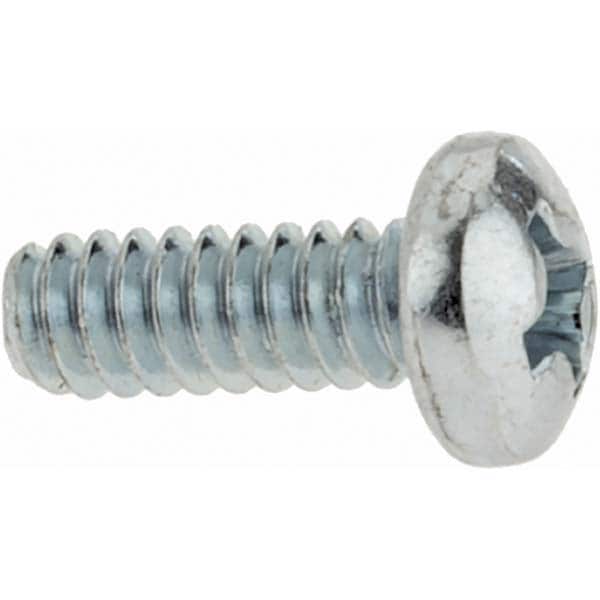Machine Screw: #6-32 x 3/8" Length Under Head, Pan Head, Phillips