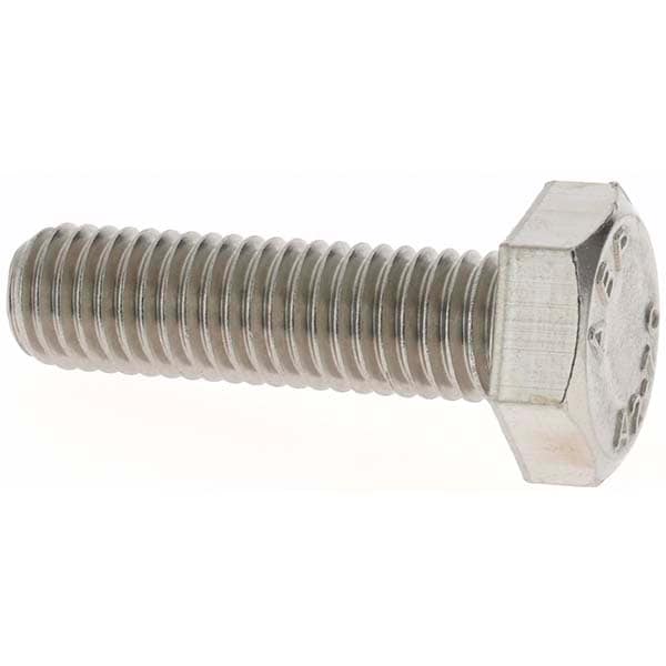 Value Collection - Hex Head Cap Screw: M10 x 1.50 x 35 mm, Grade 18-8 ...