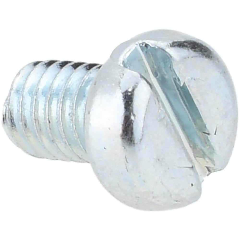 Machine Screw: M4x0.7 x 6.00 mm Length Under Head, Cheese Head, Slotted
